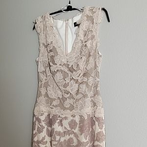 Tadashi Shoji Sano Embroidered Lace Gown